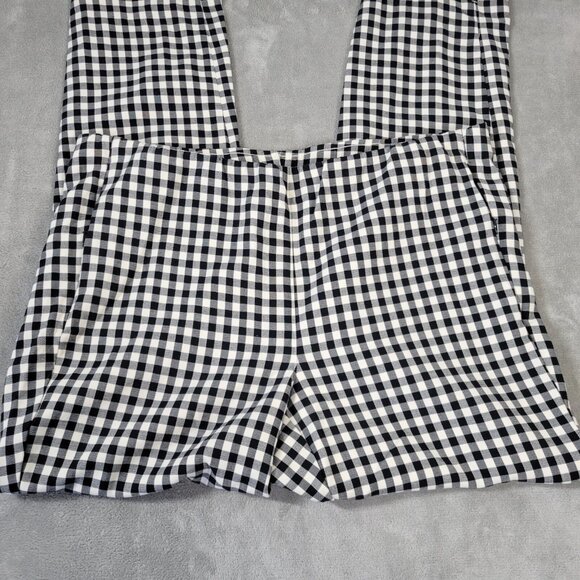 J Jill Womens Pants 18T Tall Straight Leg Zip Pockets Comfy Black White SL50E - Picture 3 of 9